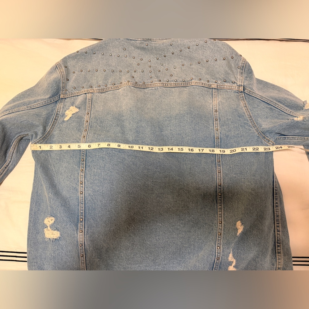 Free People Studded Denim Jacket - Picture 11 of 12